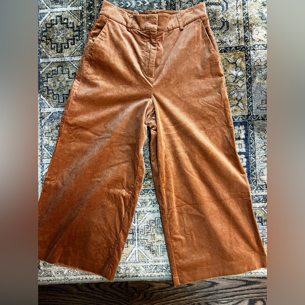Boden Chestnut Corduroy Trousers